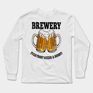 Funny Beer Fact Long Sleeve T-Shirt